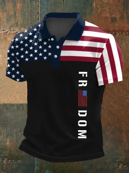 Men’s Freedom Charlie Kirk Printed Shirt Black / S