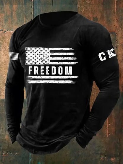 Men’s Freedom Is Not Free R.I.P Charlie Kirk Long Sleeve T-shirt Black / S