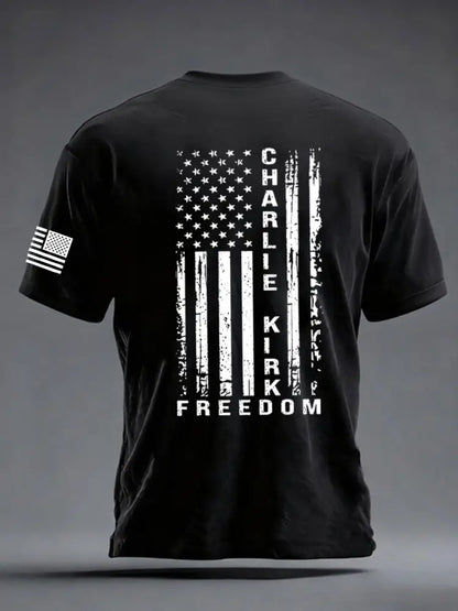 Men’s Freedom Is Not Free R.I.P Charlie Kirk Short Sleeve T-shirt