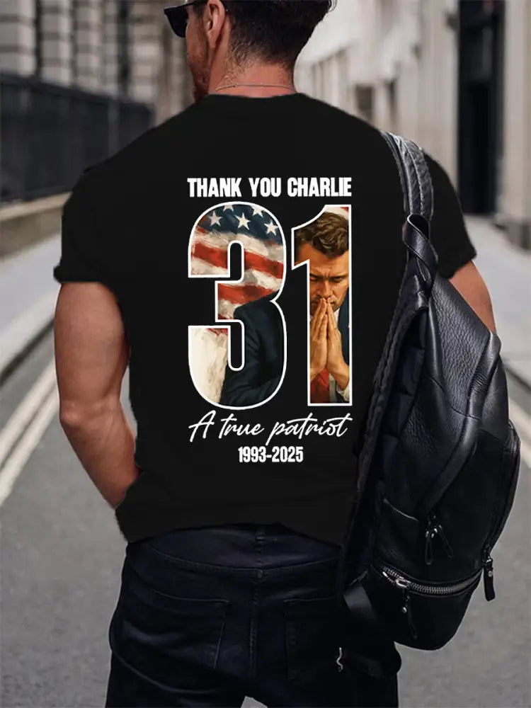 Men’s Freedom Is Not Free R.I.P Charlie Kirk Short Sleeve T-shirt