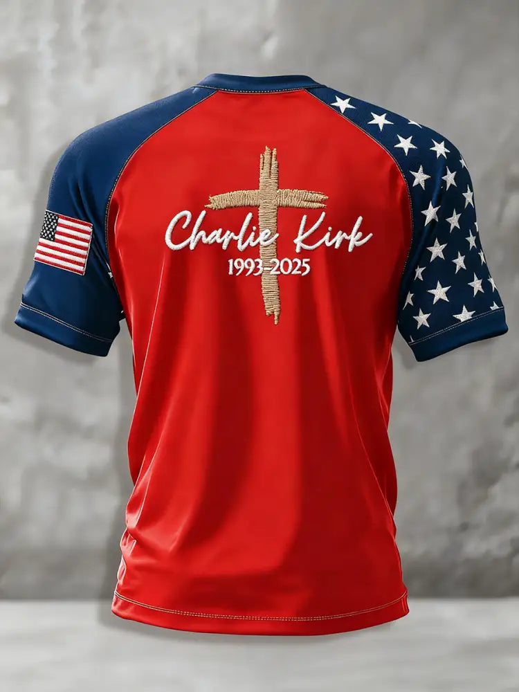 Men’s Freedom Is Not Free R.I.P Charlie Kirk Short Sleeve T-shirt
