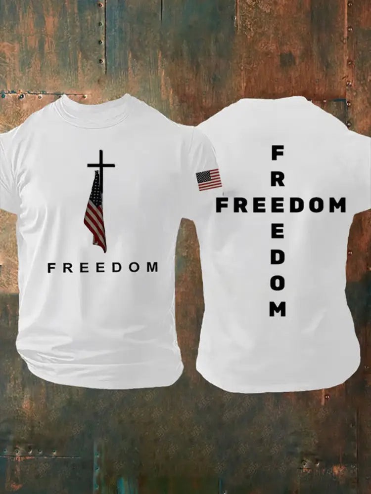 Men’s Freedom Is Not Free R.I.P Charlie Kirk Short Sleeve T-shirt White / S
