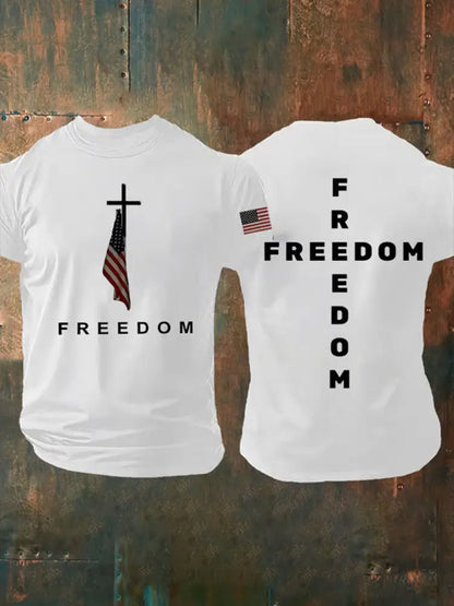 Men’s Freedom Is Not Free R.I.P Charlie Kirk Short Sleeve T-shirt White / S