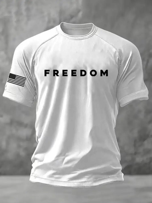 Men’s Freedom Is Not Free R.I.P Charlie Kirk Short Sleeve T-shirt White / S
