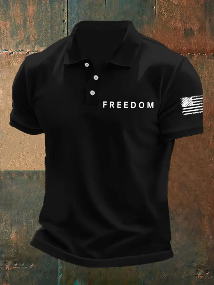 Men’s Freedom Is Not Free R.I.P Charlie Kirk Short Sleeve Top Black / S