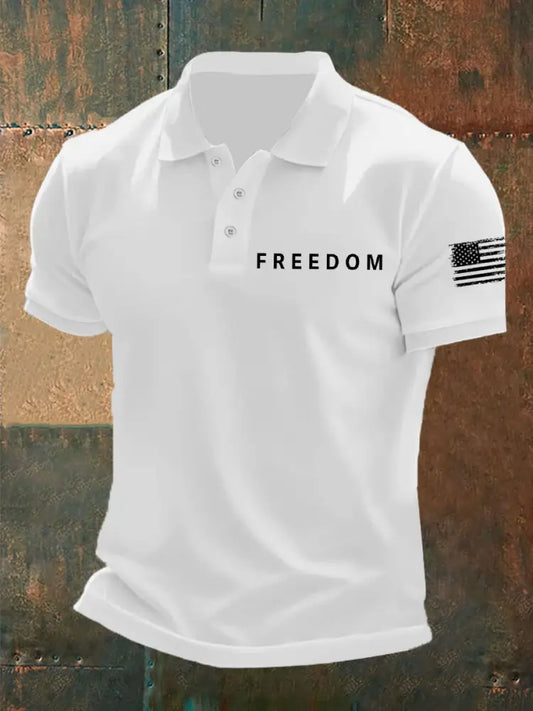 Men’s Freedom Is Not Free R.I.P Charlie Kirk Short Sleeve Top White / S