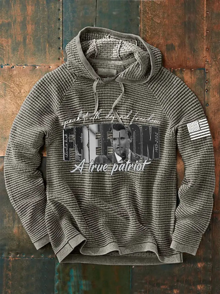Men’S Freedom Is Not Free This is the Turning Point R.I.P Charlie Kirk Long Sleeve Hoodie Light Gray / S