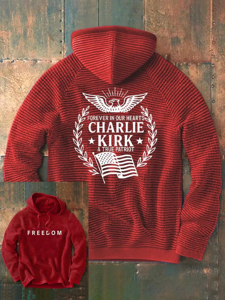 Men’S Freedom Is Not Free This is the Turning Point R.I.P Charlie Kirk V-Neck Ribbed Top Red / S