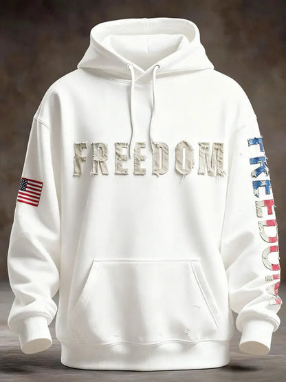 Men’s Freedom Patriot Printed Hoodie
