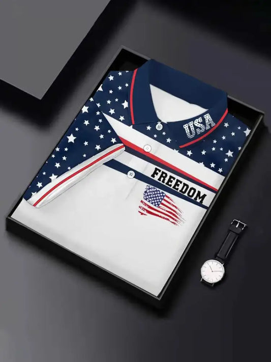 Men’s Freedom Printed Shirt As picture / S