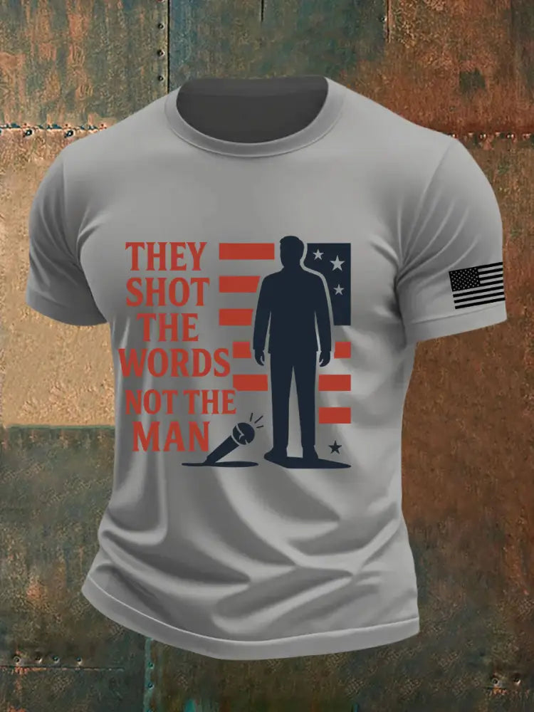 Men’s FREEDOM T-shirt Light Gray / S