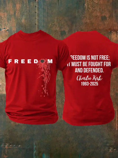 Men’s freedom t-shirt Pure Red / S