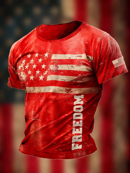 Men’s FREEDOM T-shirt Red / S
