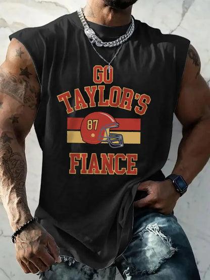 Men’s gym teacher and english teacher love story vest Black / S