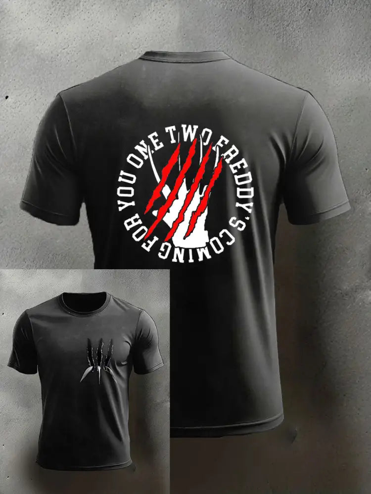 Men’s Halloween short sleeves t-shirt As picture / S