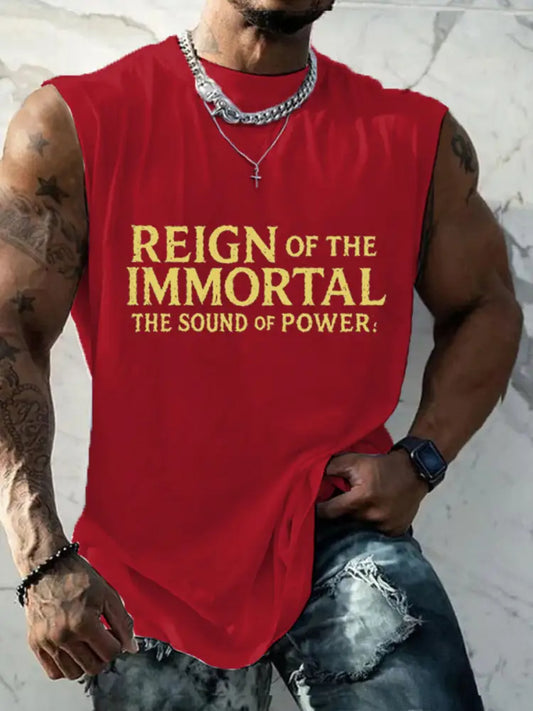Men’s Hulk Hogan vests Red / S