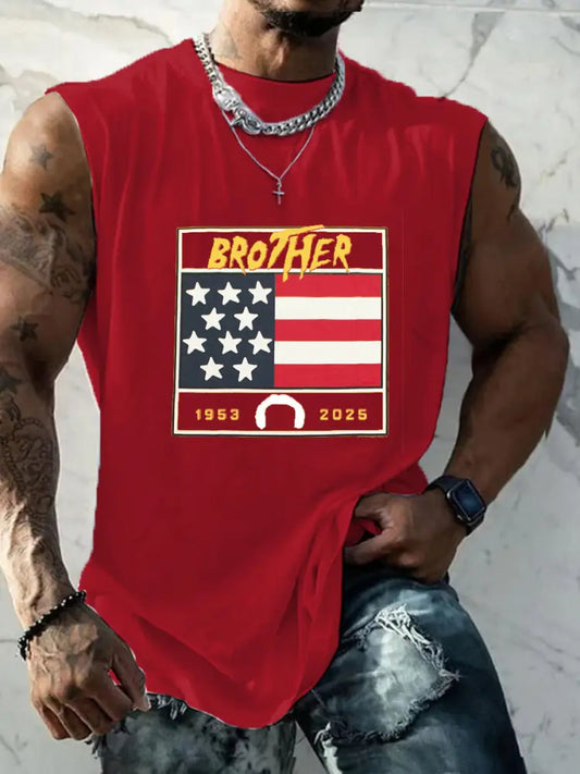 Men’s Hulk Hogan vests Red / S
