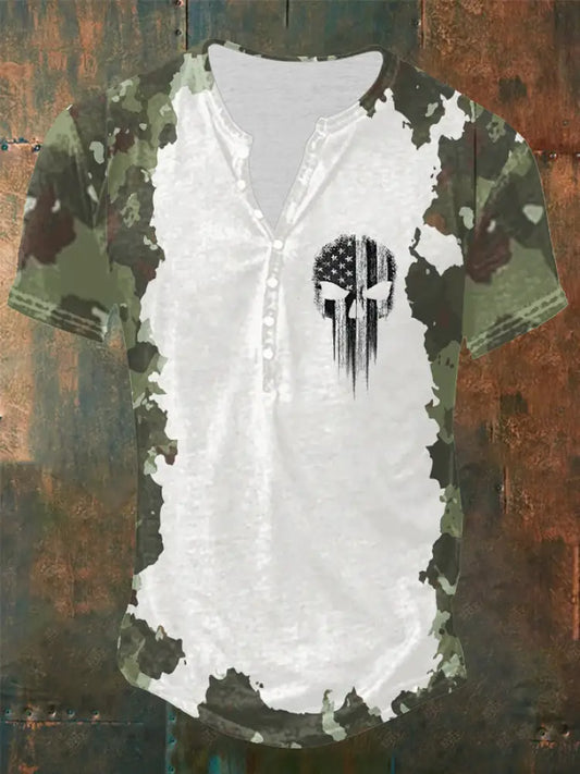 Men’s Independence Day Top Army Green / S