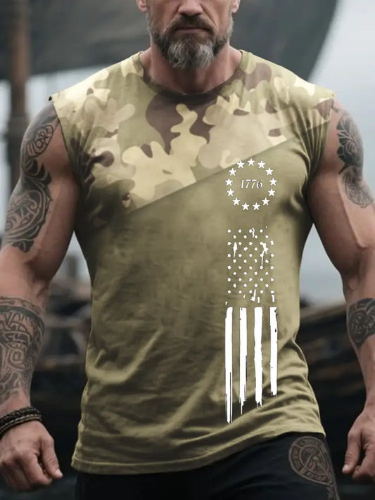 Men’s Independence Day Vests Army Green / S