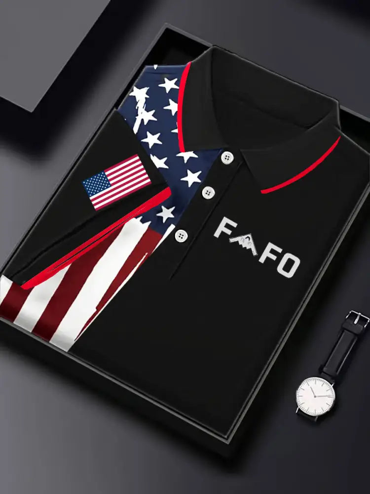Men’s Midnight Hammer B2 FAFO Printed Shirt Black / S