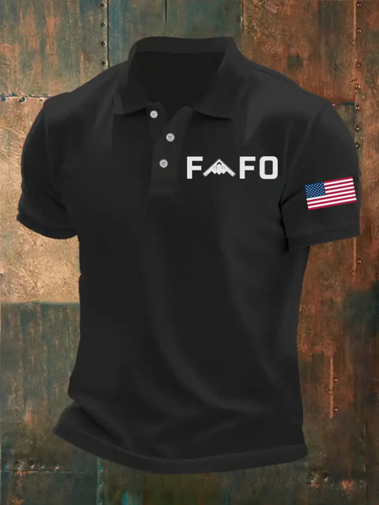 Men’s Midnight Hammer B2 FAFO Printed Shirt Black / S