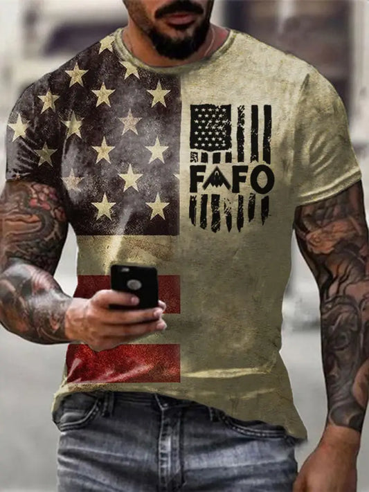 Men’s Midnight Hammer B2 FAFO Printed T-shirt As picture / S