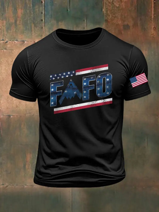 Men’s Midnight Hammer B2 FAFO Printed T-shirt Black / S