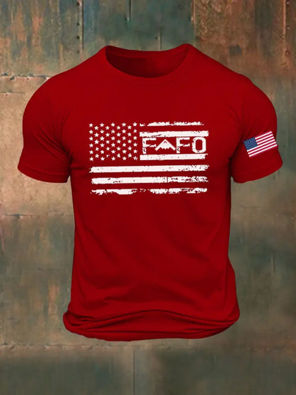 Men’s Midnight Hammer B2 FAFO Printed T-shirt Pure Red / S
