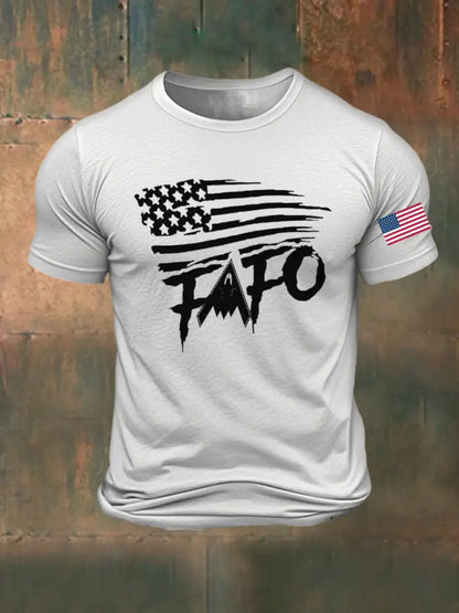 Men’s Midnight Hammer B2 FAFO Printed T-shirt White / S