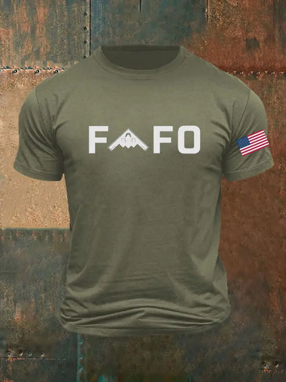 Men’s Midnight Hammer FAFO Printed T-shirt Army Green / S