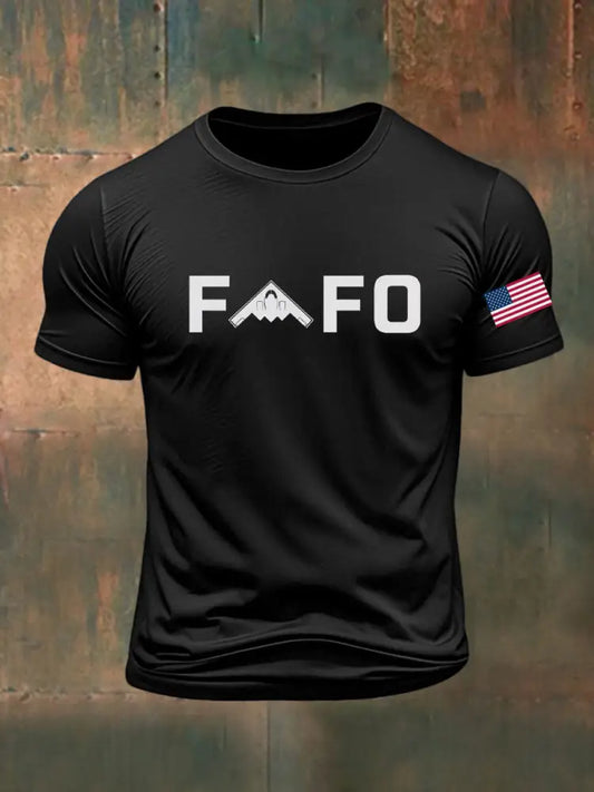 Men’s Midnight Hammer FAFO Printed T-shirt Black / S