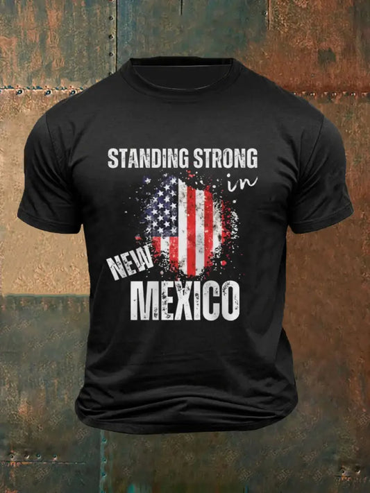 Men’s New Mexico Flooding T-shirt Black / S