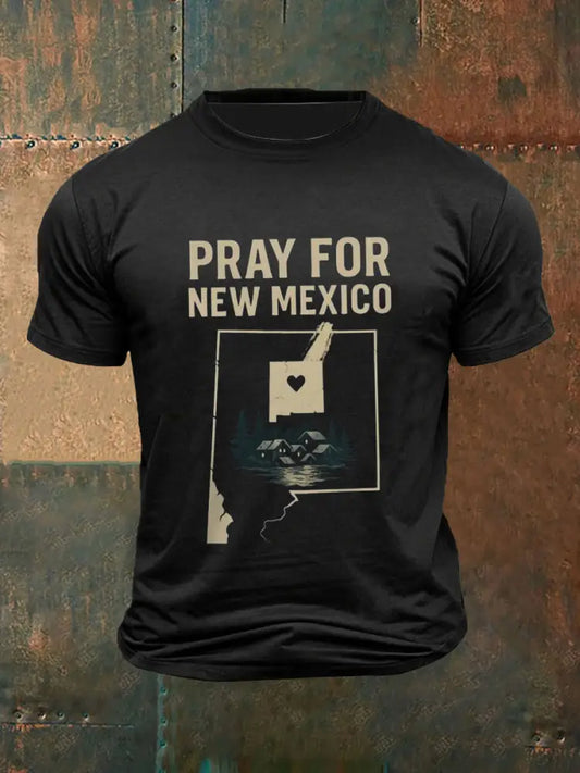 Men’s New Mexico Flooding T-shirt Black / S