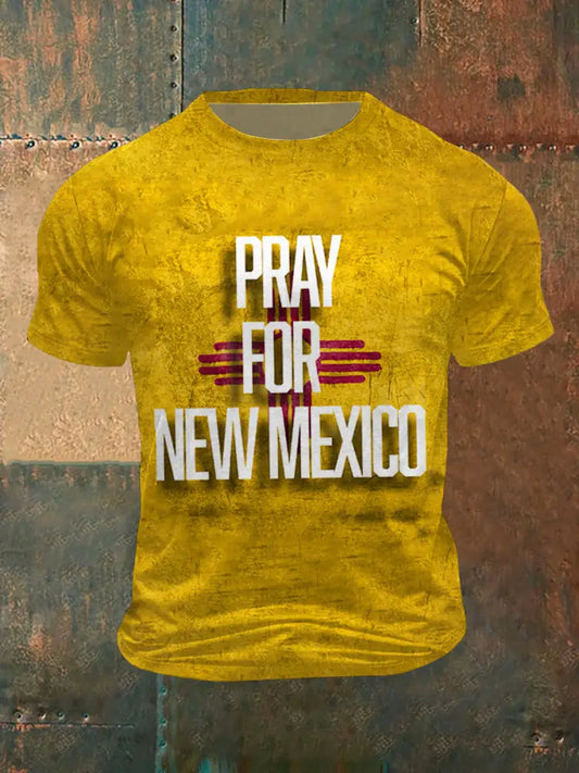 Men’s New Mexico Flooding T-shirt Yellow / S