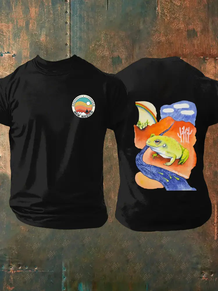 Men’s New Mexico Vintage Print Short Sleeve T-Shirt A / S