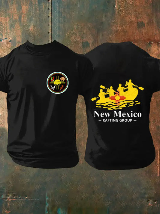 Men’s New Mexico Vintage Print Short Sleeve T-Shirt A / S
