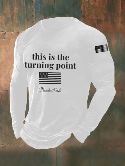 Men’s Patriot Long Sleeve T-shirt White / S