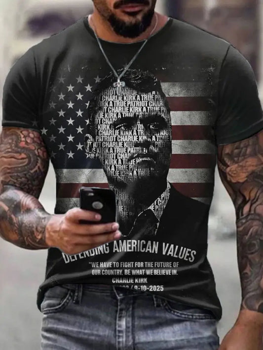 Men’s Patriot T-shirt Black / S