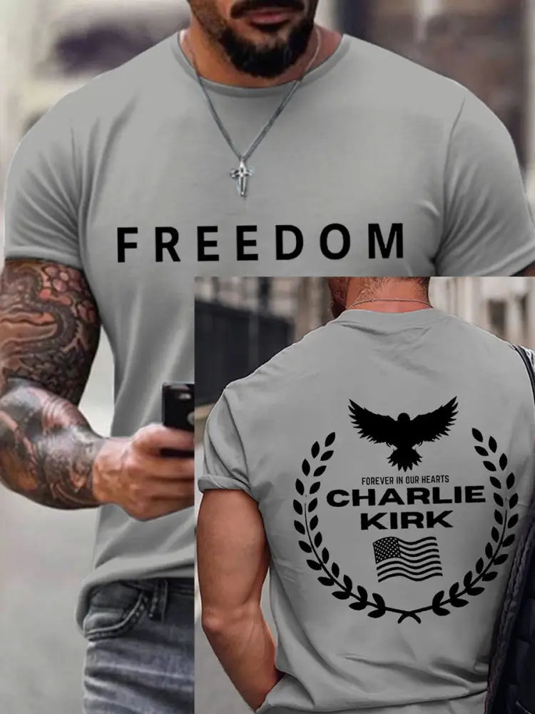 Men’s Patriot T-shirt Light Gray / S