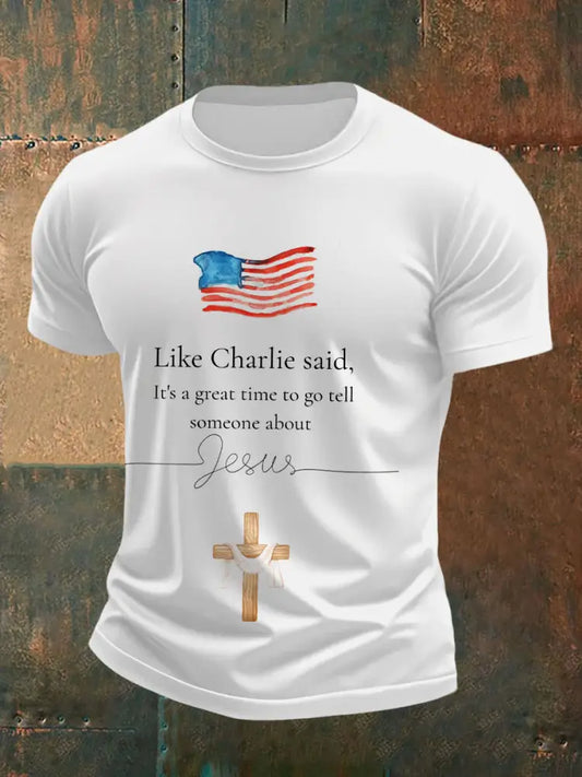 Men’s Patriot T-shirt White / S