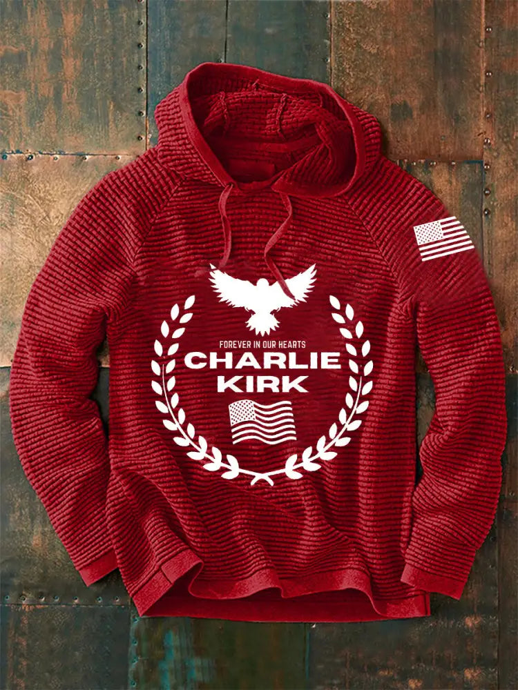 Men’s Patriotic Hoodie Red / S