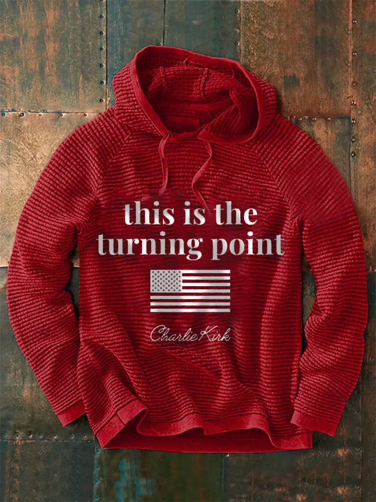 Men’s Patriotic Hoodie Red / S