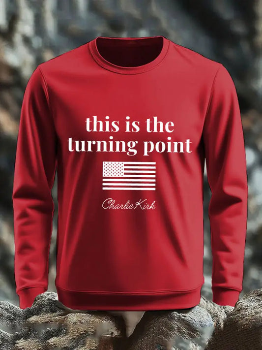 Men’s Patriotic sweater Red / S