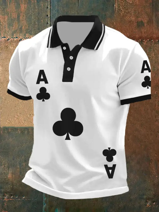 Men’s Poker Club A tops White / S