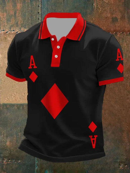Men’s Poker Cubes A tops Black / S