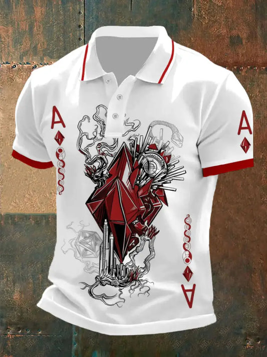 Men’s Poker Cubes A tops White / S