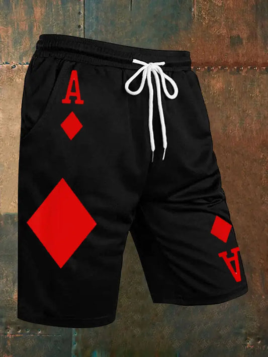 Men’s Poker Square A shorts Black / S