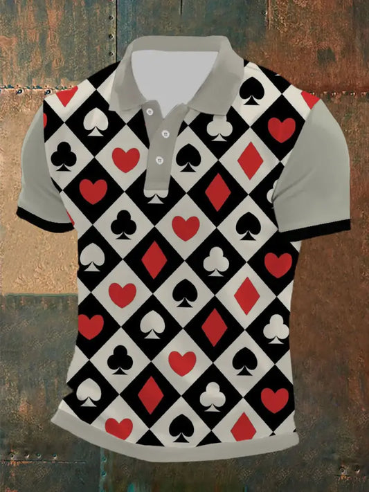 Men’s poker T-shirt As picture / S