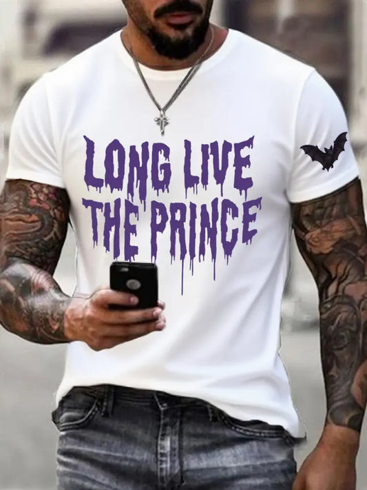 Men’s Prince Of Darkness Forever Rip Legend Memorial Short Sleeve Tee White / S