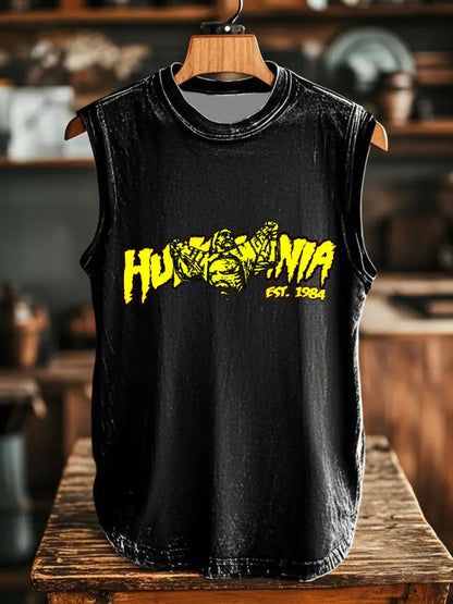 Men’s Rip Brother Printed Tank Tops Black / S
